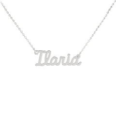 Collar de nombre personalizado de acero NOMBRE