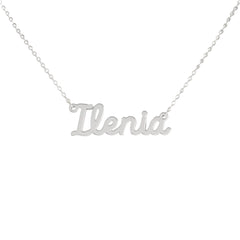Collar de nombre personalizado de acero NOMBRE