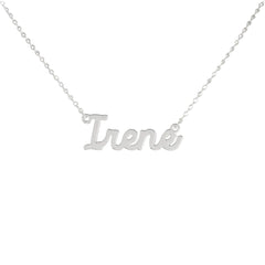 Collar de nombre personalizado de acero NOMBRE