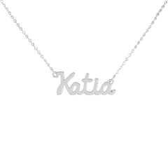Collar de nombre personalizado de acero NOMBRE
