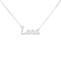 Collar de nombre personalizado de acero NOMBRE
