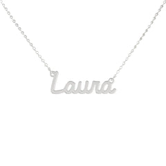 Collar de nombre personalizado de acero NOMBRE