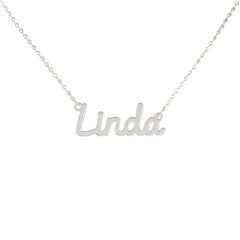 Collar de nombre personalizado de acero NOMBRE