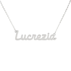 Collar de nombre personalizado de acero NOMBRE
