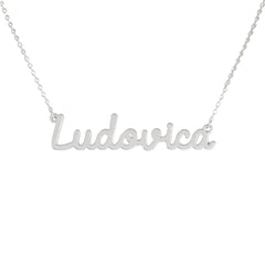 Collar de nombre personalizado de acero NOMBRE