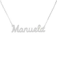 Collar de nombre personalizado de acero NOMBRE