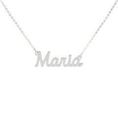 Collar de nombre personalizado de acero NOMBRE