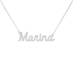 Collar de nombre personalizado de acero NOMBRE
