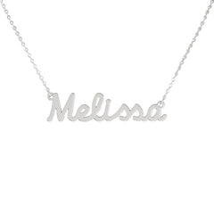 Collar de nombre personalizado de acero NOMBRE