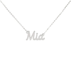 Collar de nombre personalizado de acero NOMBRE