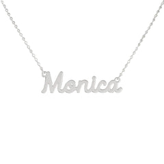 Collar de nombre personalizado de acero NOMBRE