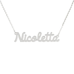 Collar de nombre personalizado de acero NOMBRE
