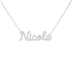 Collar de nombre personalizado de acero NOMBRE