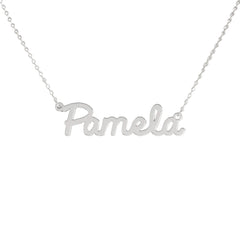 Collar de nombre personalizado de acero NOMBRE