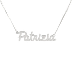 Collar de nombre personalizado de acero NOMBRE