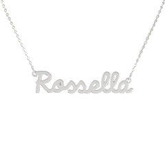 Collar de nombre personalizado de acero NOMBRE