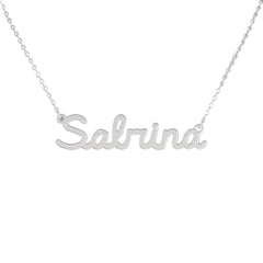 Collar de nombre personalizado de acero NOMBRE