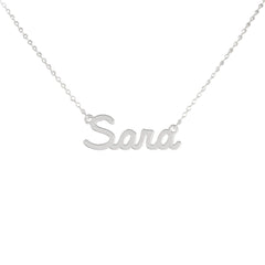 Collar de nombre personalizado de acero NOMBRE
