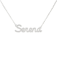 Collar de nombre personalizado de acero NOMBRE