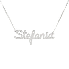 Collar de nombre personalizado de acero NOMBRE