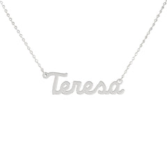 Collar de nombre personalizado de acero NOMBRE