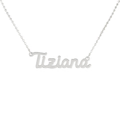 Collar de nombre personalizado de acero NOMBRE