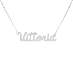Collar de nombre personalizado de acero NOMBRE