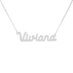 Collar de nombre personalizado de acero NOMBRE