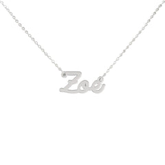 Collar de nombre personalizado de acero NOMBRE
