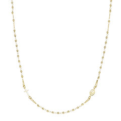Amen Rosary Necklace with Diamond Beads