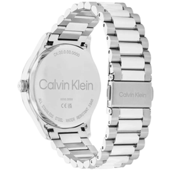 Reloj plateado icónico de Calvin Klein con logotipo