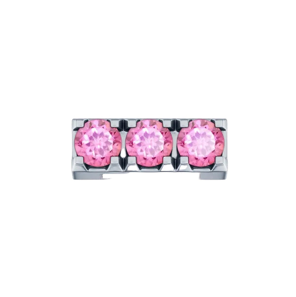 Elements Tris in Oro Bianco e Topazio Rosa DCHY9906