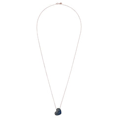 Bronzallure Long Necklace With Pavé Heart Pendant In Cubic Zirconia -