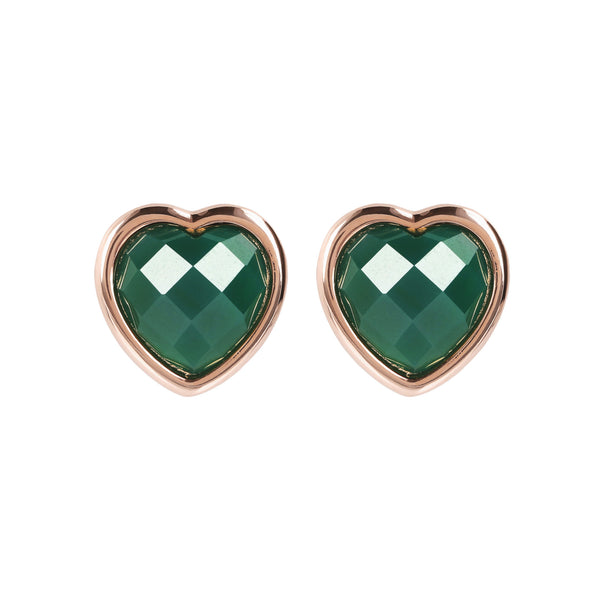 Orecchini Bronzallure Carisma Con Cuore In Pietra Naturale WSBZ01563.WM