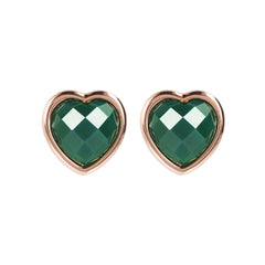 Orecchini Bronzallure Carisma Con Cuore In Pietra Naturale WSBZ01563.WM