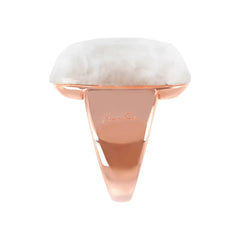 Bronzallure Chevalier Ring with Rectangular Moonstone