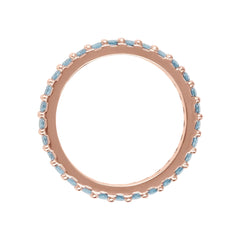 Anello Bronzallure Veretta Con Pietre Luminose -