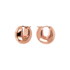 Bronzallure Domed Hoop Earrings WSBZ02178.R