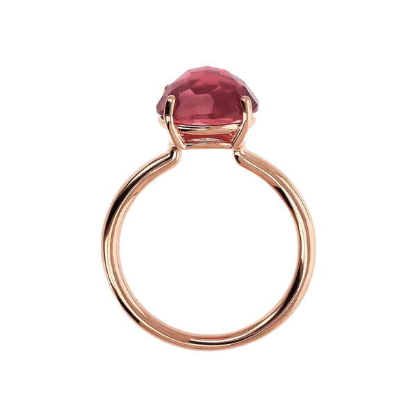 Anello Bronzallure Cocktail Con Prisma Gem Tonda Taglio Mosaico WSBZ02309.BL-56