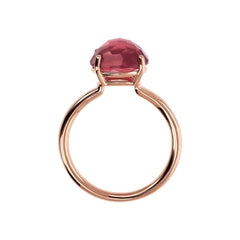 Bronzallure Cocktail Ring with Round Mosaic-Cut Gem Prism