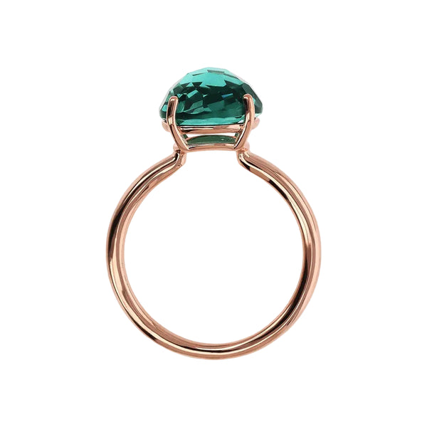 Anello Bronzallure Cocktail Tormalina Con Prisma Gem Tonda Taglio Mosaico WSBZ02309.GT-54