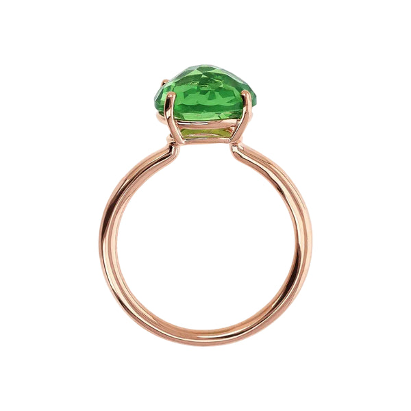 Anello Bronzallure Cocktail Tsavorite Con Prisma Gem Tonda Taglio Mosaico WSBZ02309.TS-54