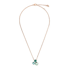 Gargantilla Bronzallure con Colgante Trilogy en Prisma Gem Corte Mosaico -