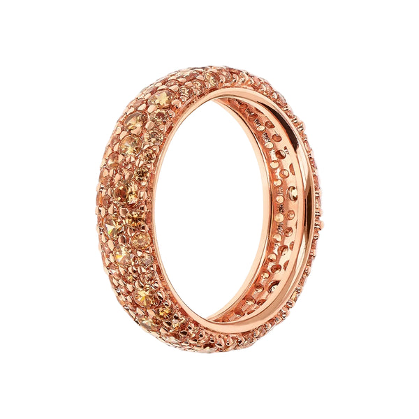 Anello Bronzallure Veretta In Pavé Di Cubic Zirconia -