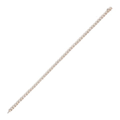 Bronzallure Tennis Bracelet with Round Cubic Zirconia