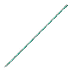 Bronzallure Tennis Bracelet with Round Cubic Zirconia