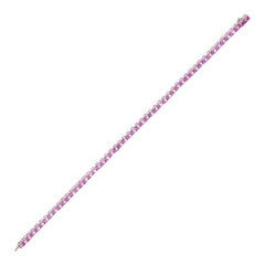 Bronzallure Tennis Bracelet with Round Cubic Zirconia