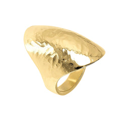 Etruscan Hammered Oval Ring