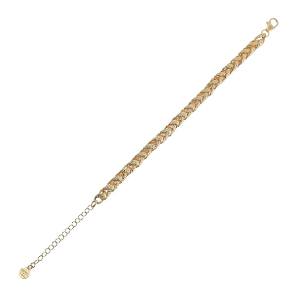 Bracciale Etrusca Maxi Catena Spiga Martellata