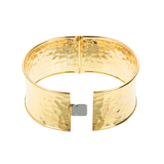 Bracciale Etrusca Rigido a Fascia Martellato WSET00855.YG-SM